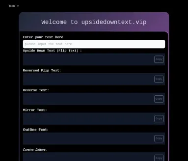 UpsideDownText—文本翻转器