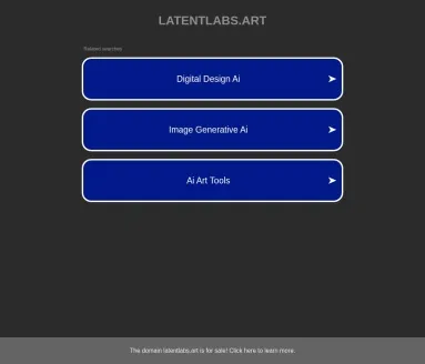 LATENT LABS【AI+VR】官网