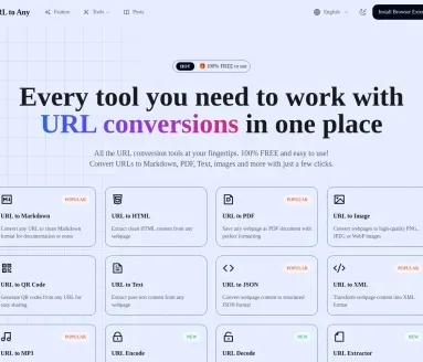 URL to Any 格式转换