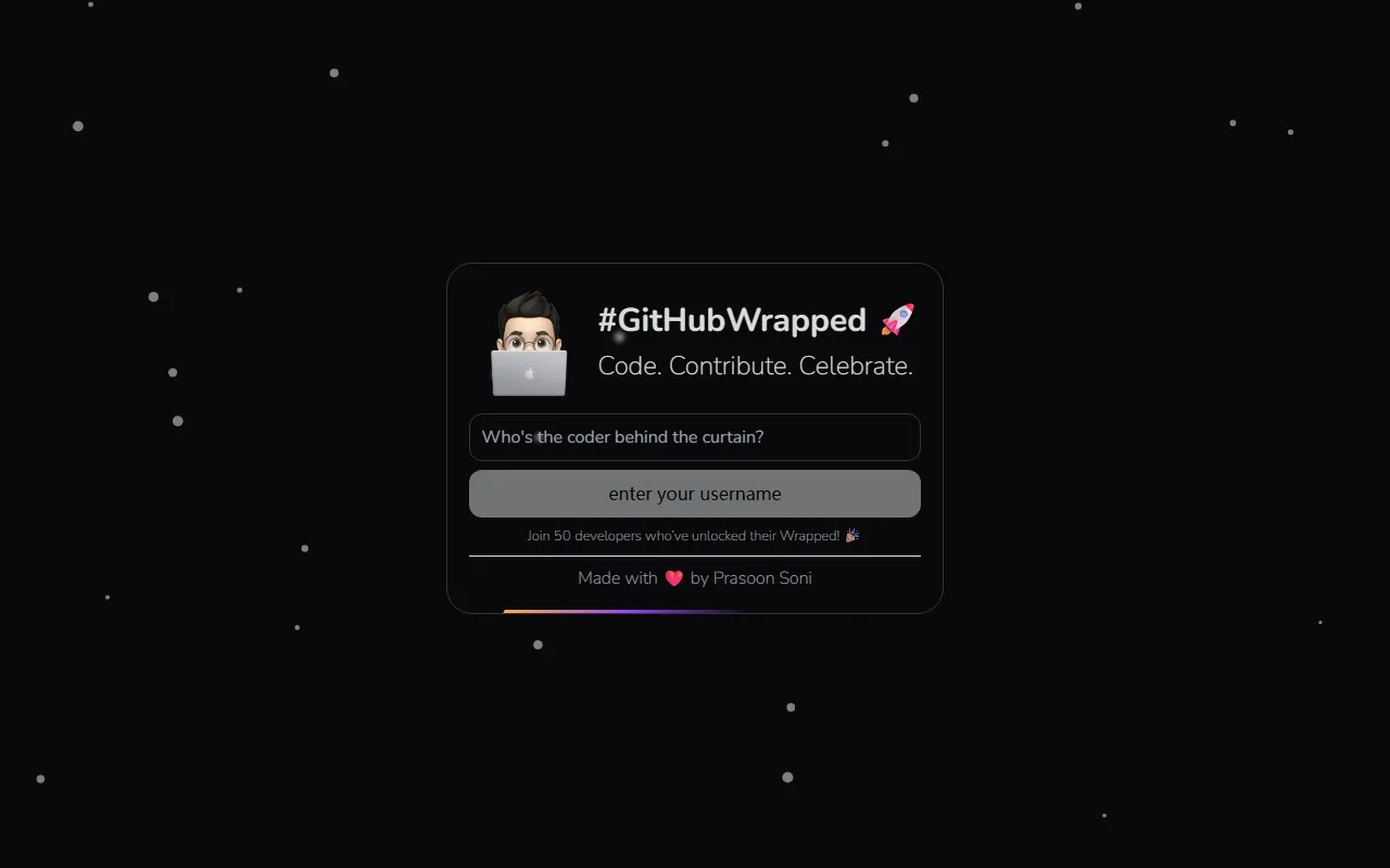 GitHubWrapped