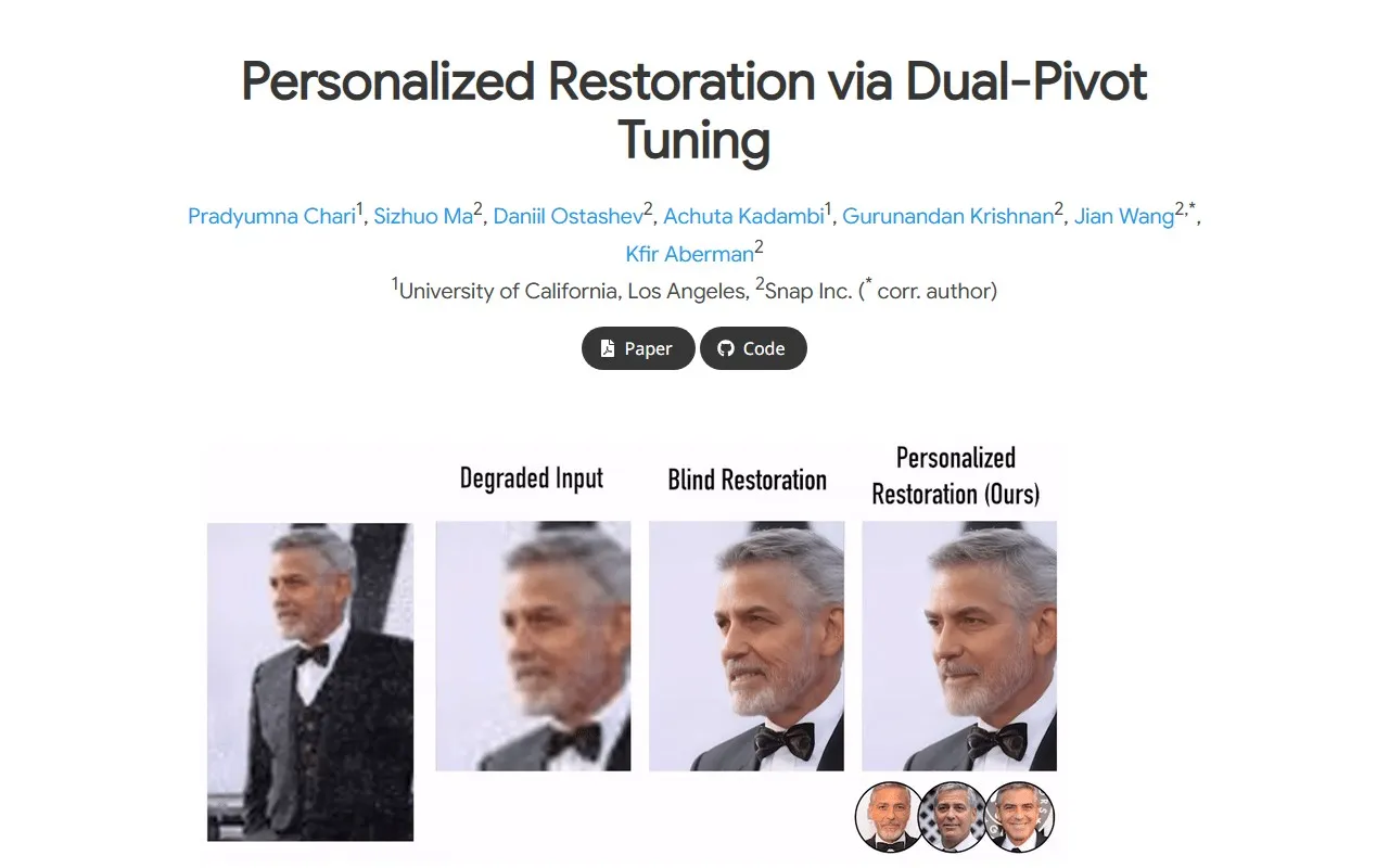 Personalized Restoration