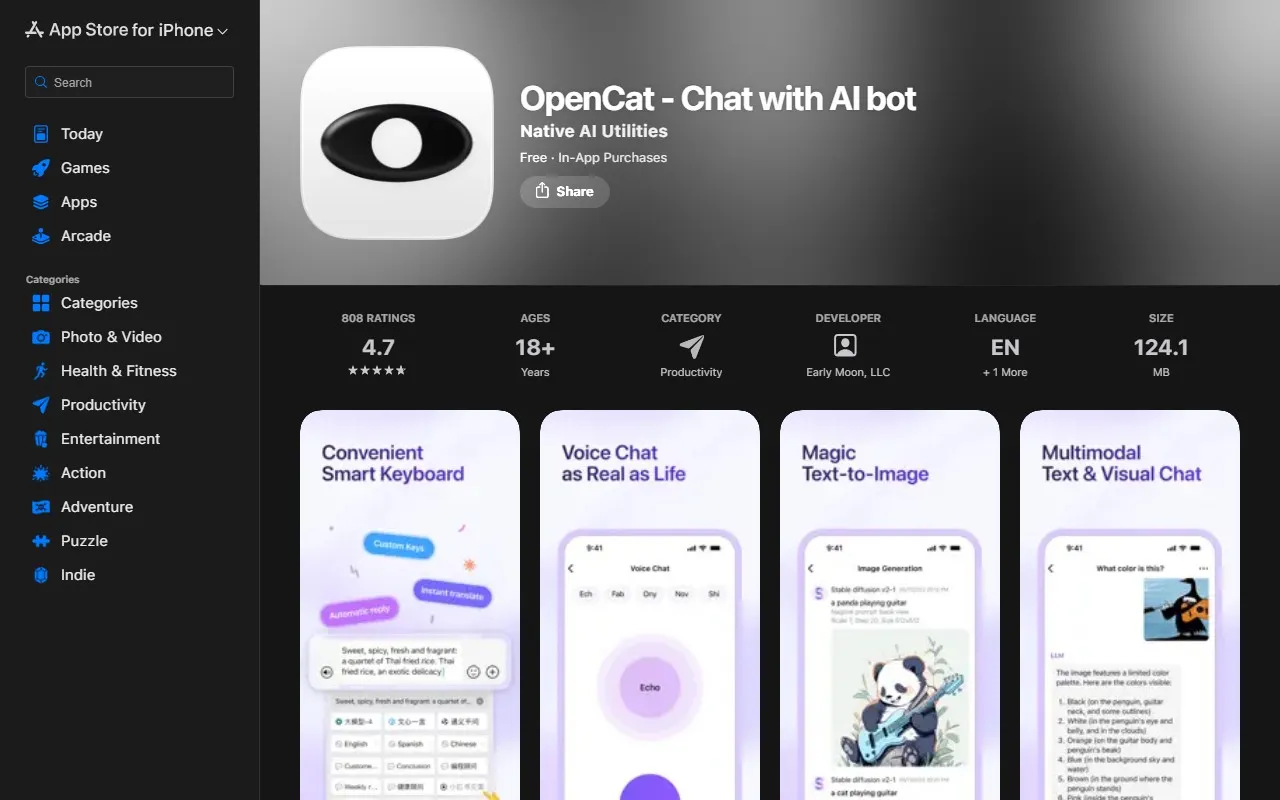 ‎OpenCat AI