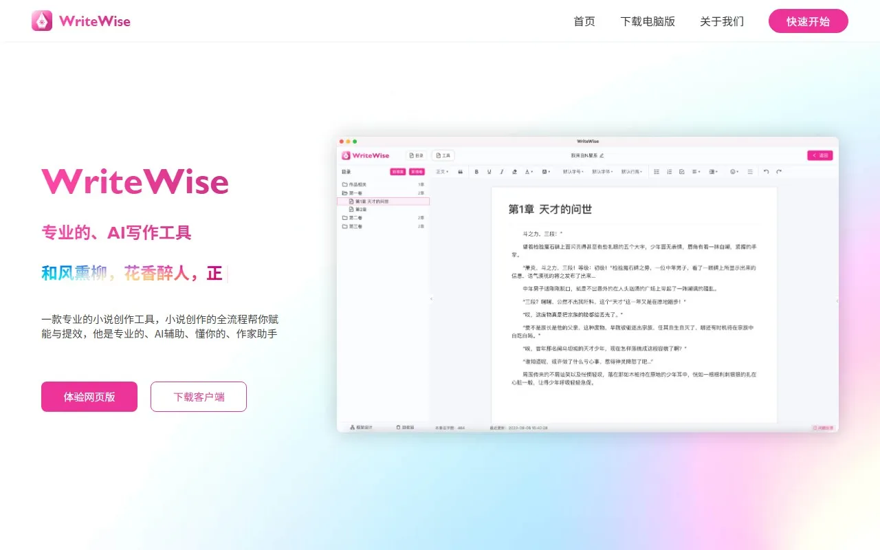 Write Wise网文小说写作