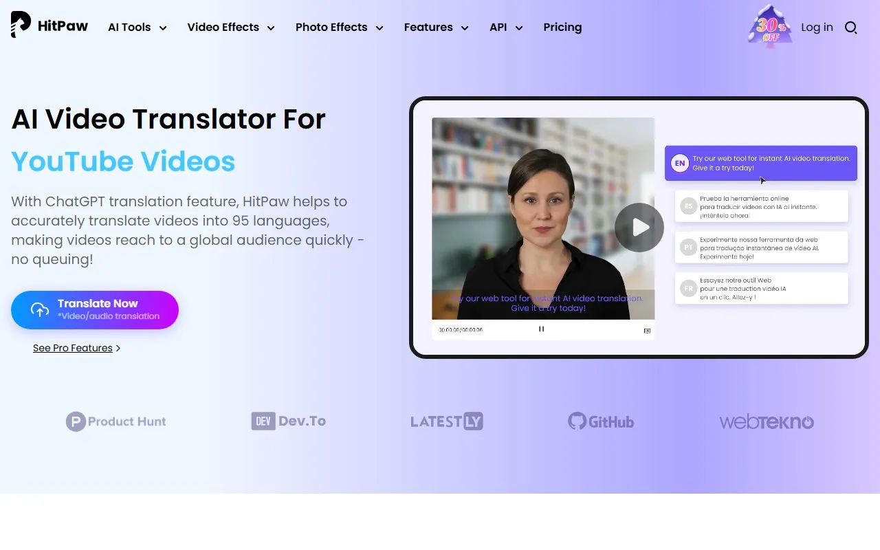 HitPaw Online Video Translator