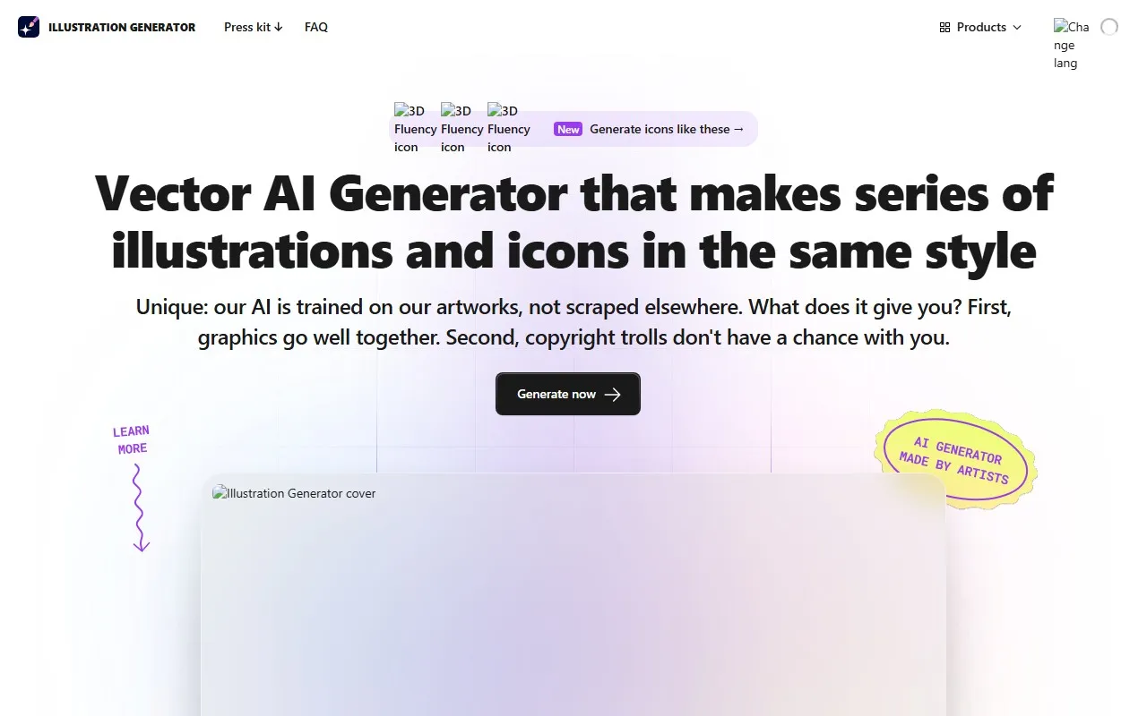 AI Illustration Generator AI