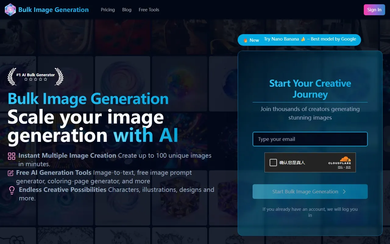 Bulk Image Generation