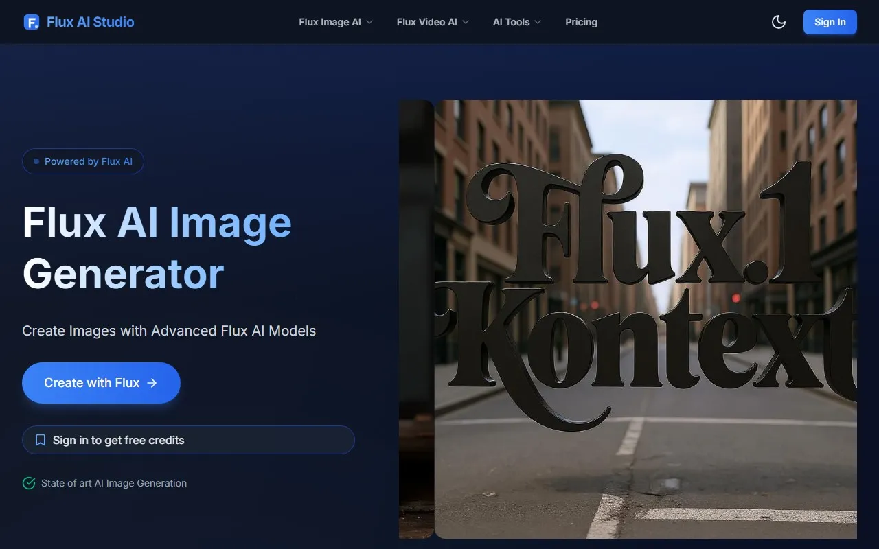 Free Flux AI Image Generator