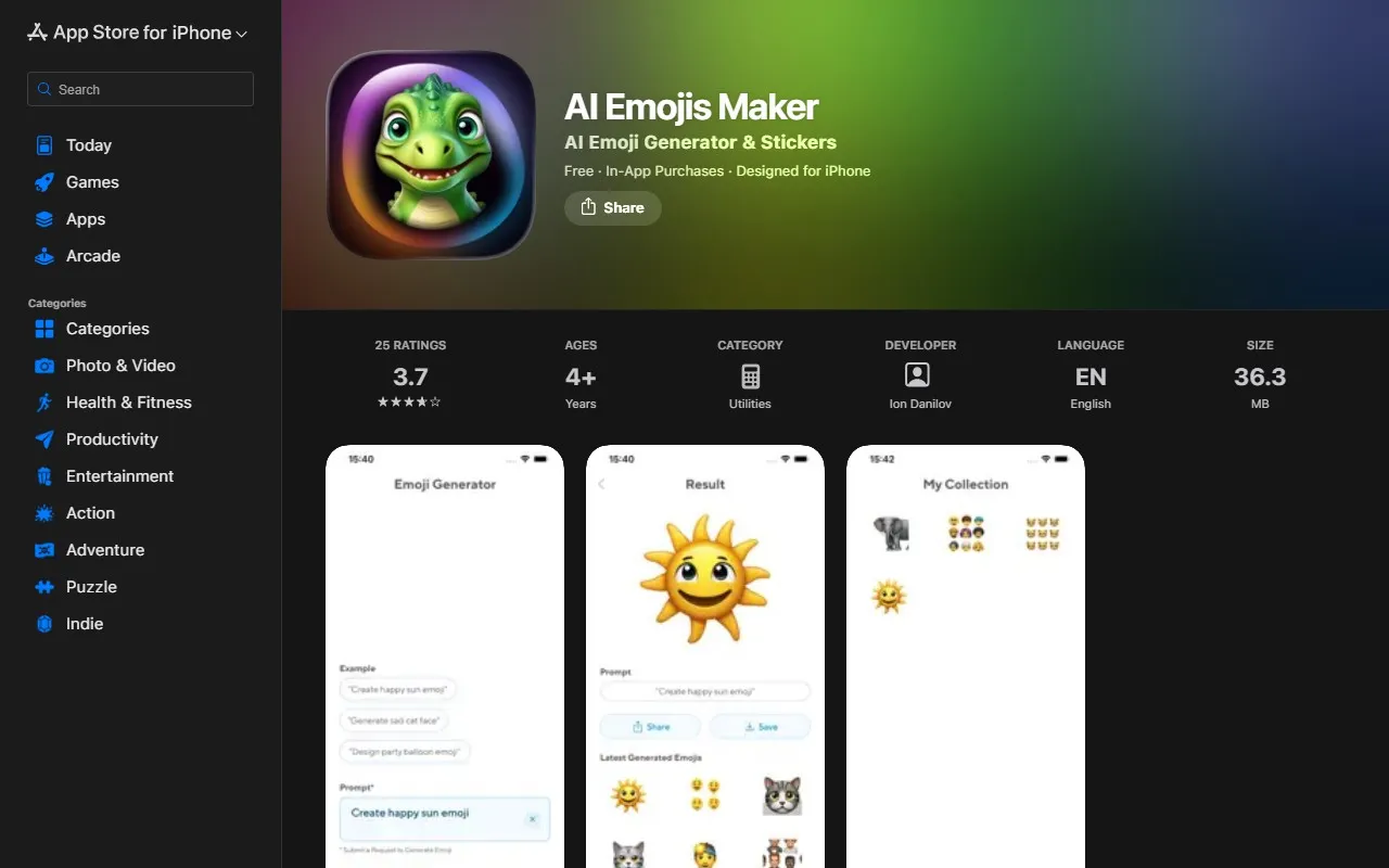 Getmoji – Enhancing Messaging Experience