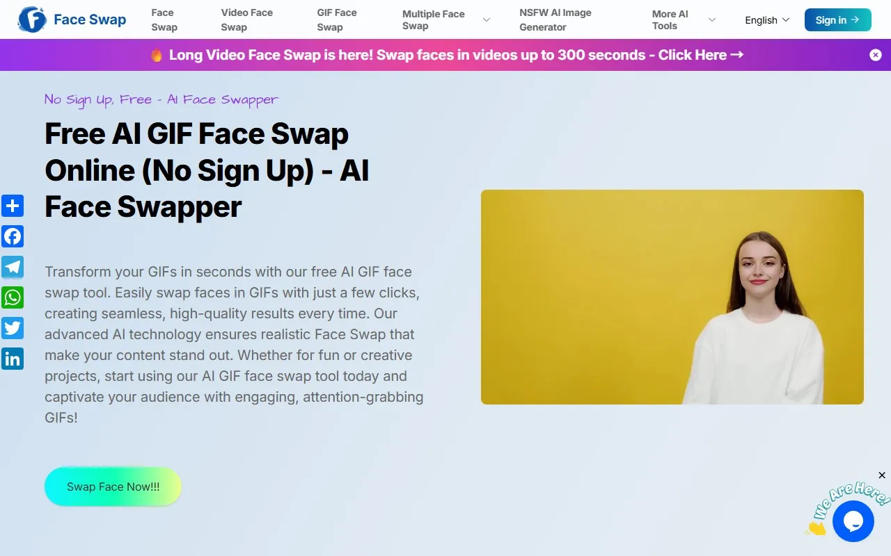 Free AI GIF Face Swap
