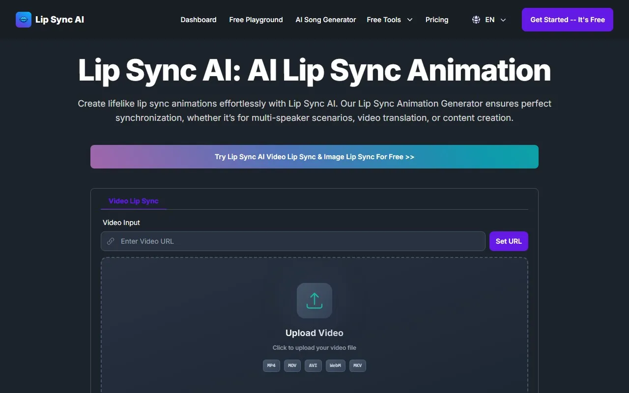 Lip Sync AI对口型