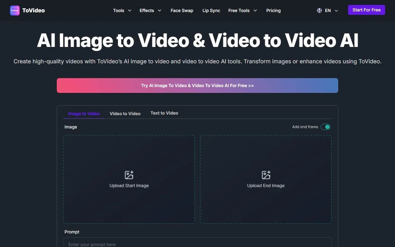 Image to Video – AI图像转视频