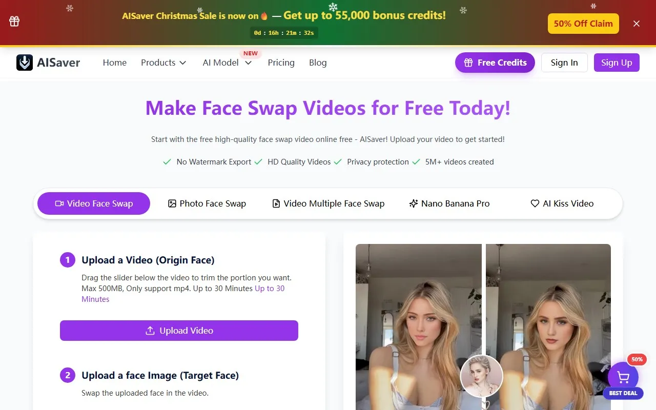 AISaver – AI视频换脸