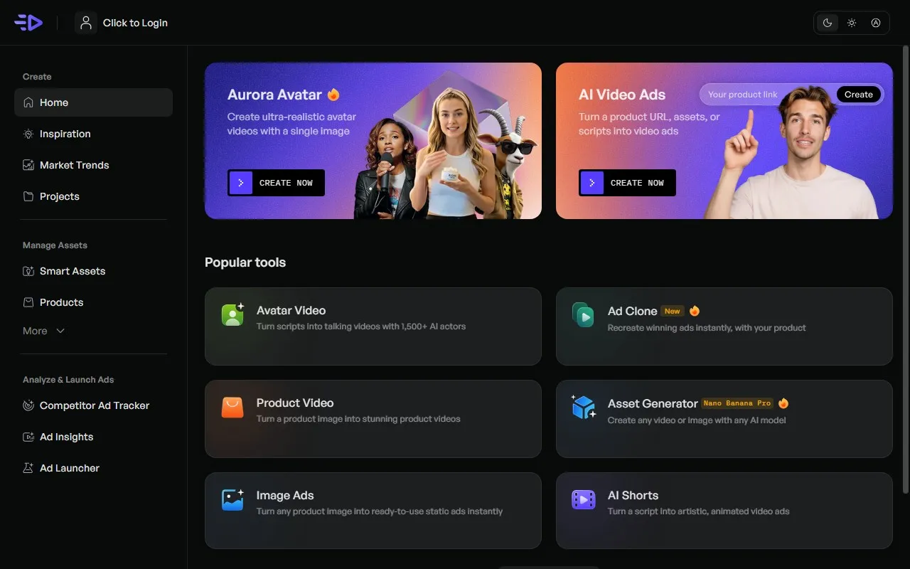 Creatify AI视频广告制作