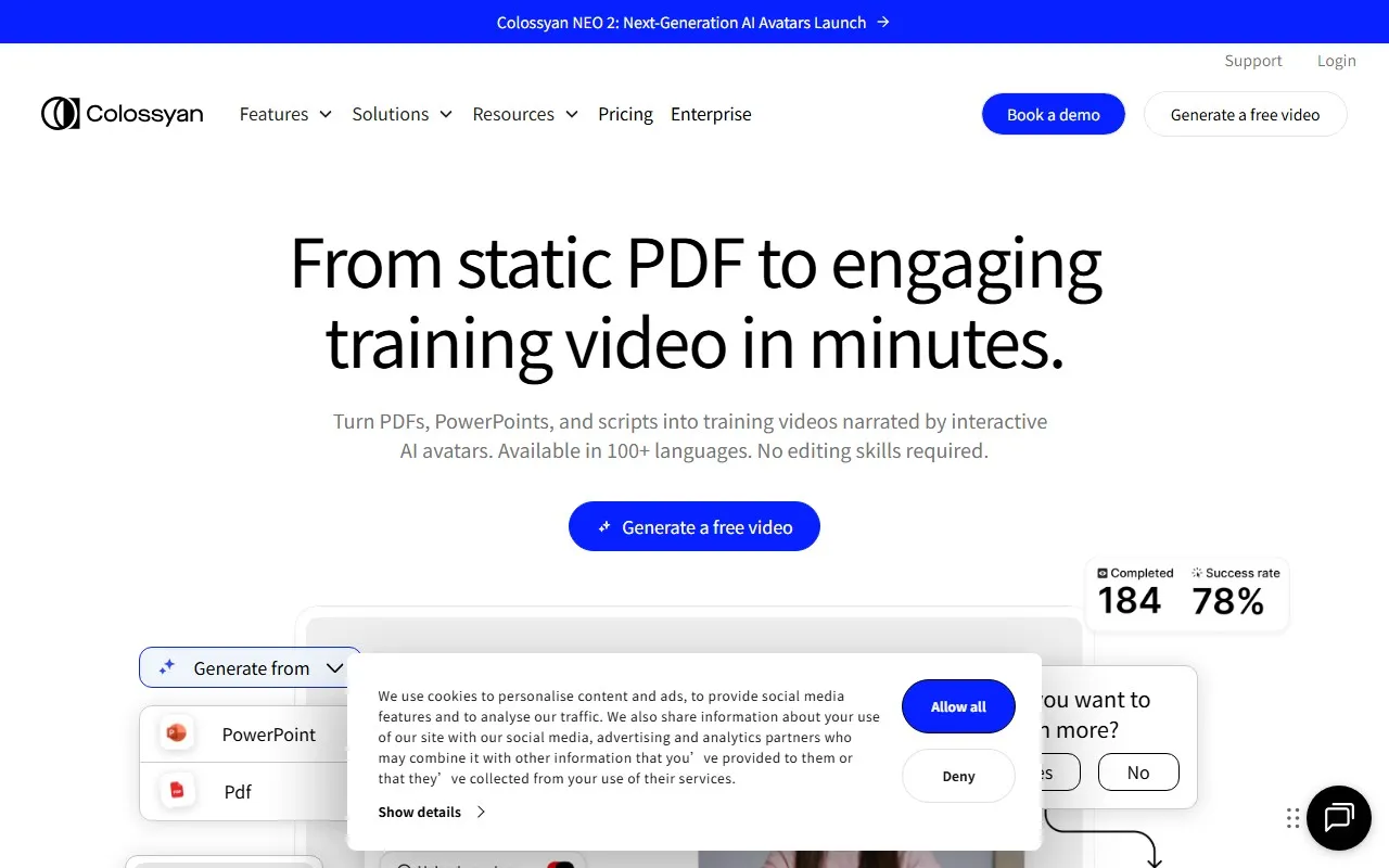 Colossyan AI视频制作