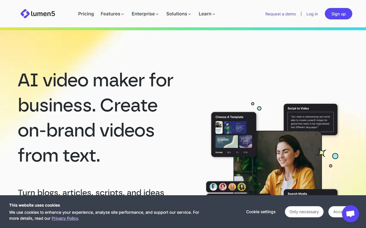 Lumen5 – AI 视频