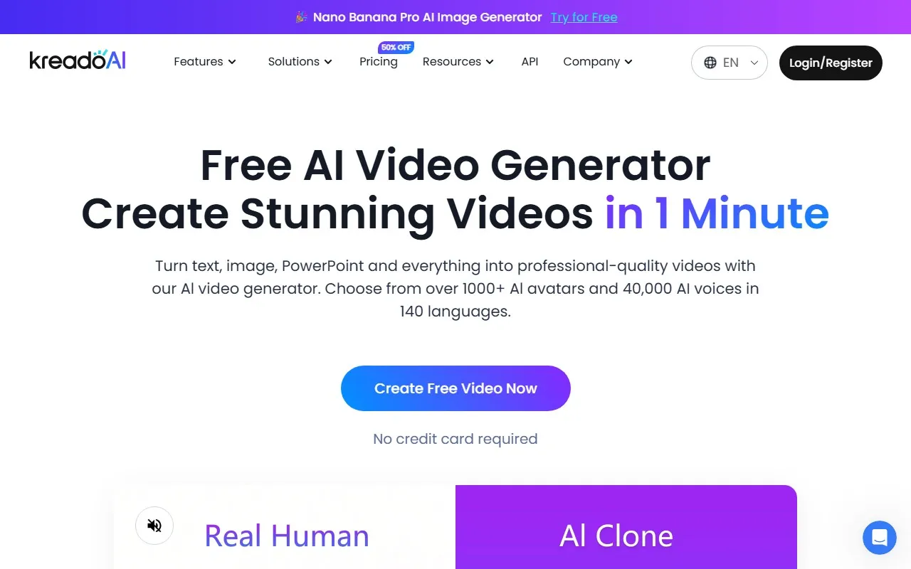 Kreadoai – AIGC数字营销