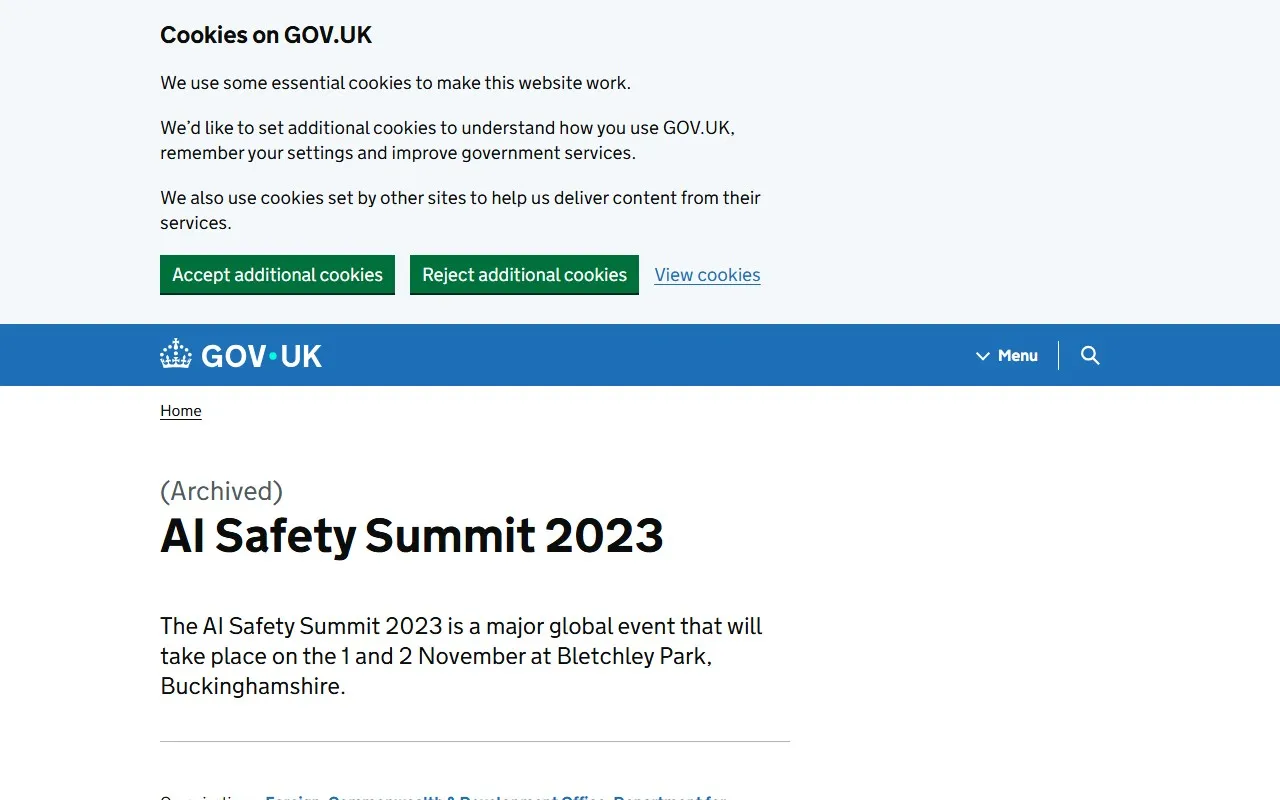 人工智能安全峰会 AI SAFETY SUMMIT