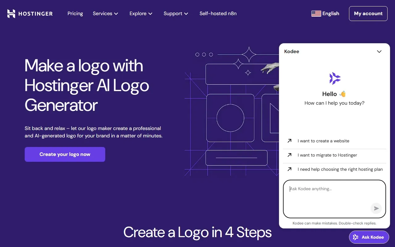 Hostinger 免费LOGO