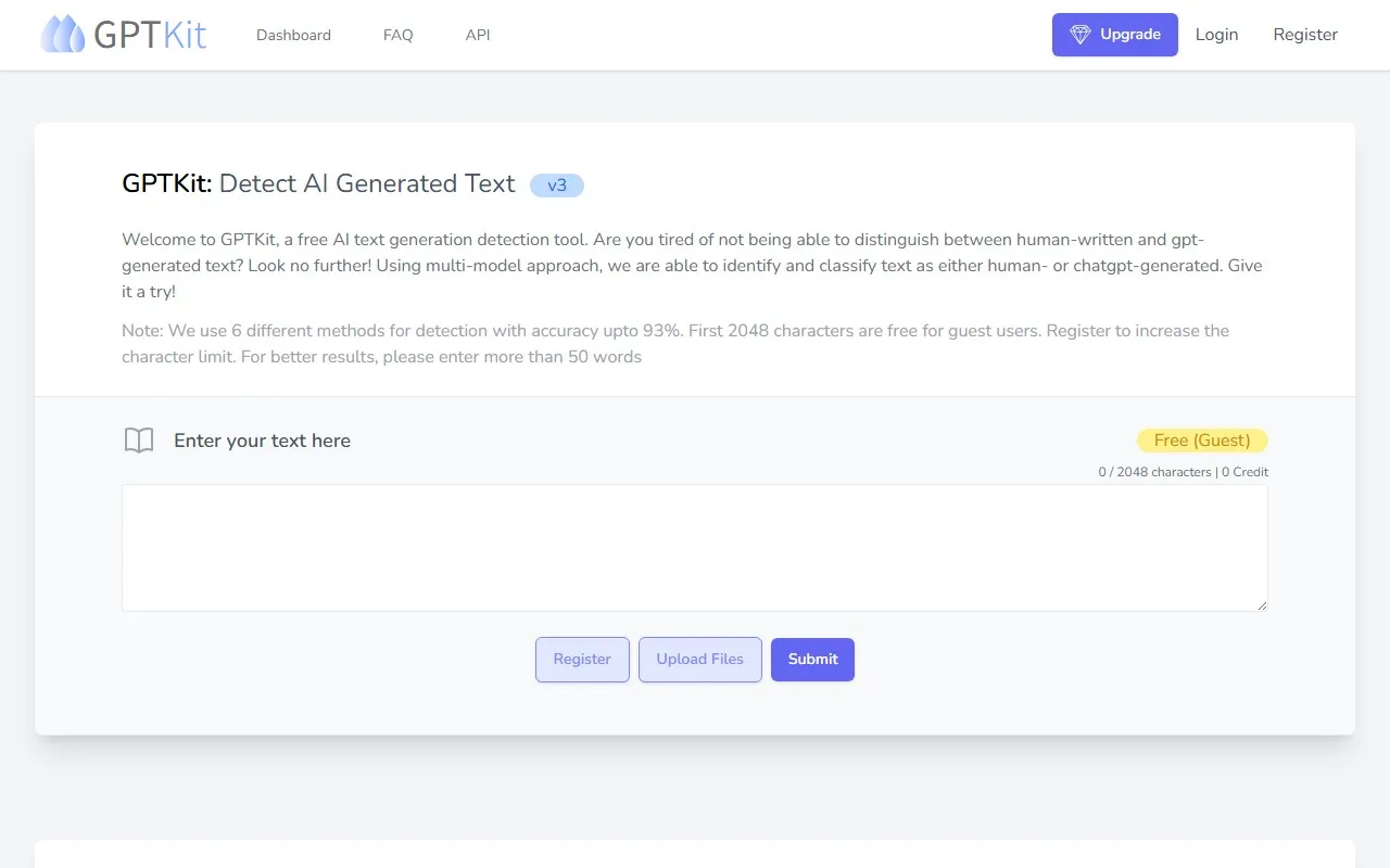 GPTKit – AI内容检测