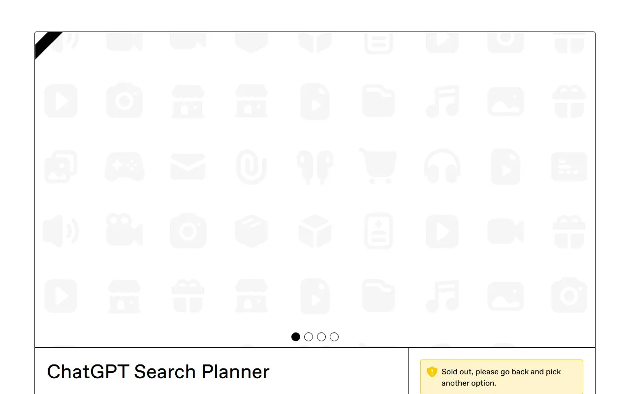 ChatGPT Search Planner