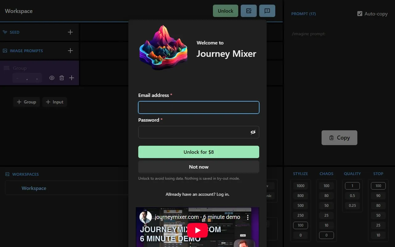 Journey Mixer