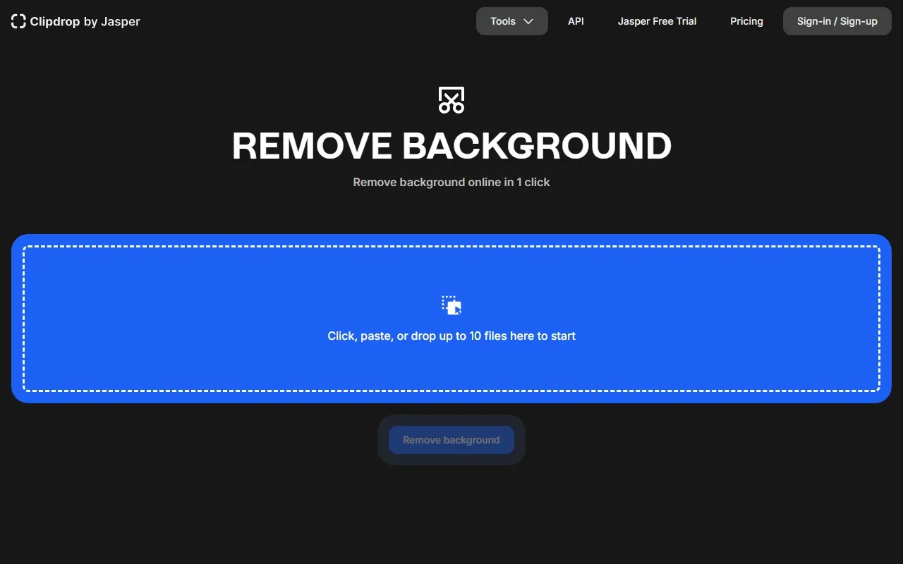 ClipDrop Remove Background