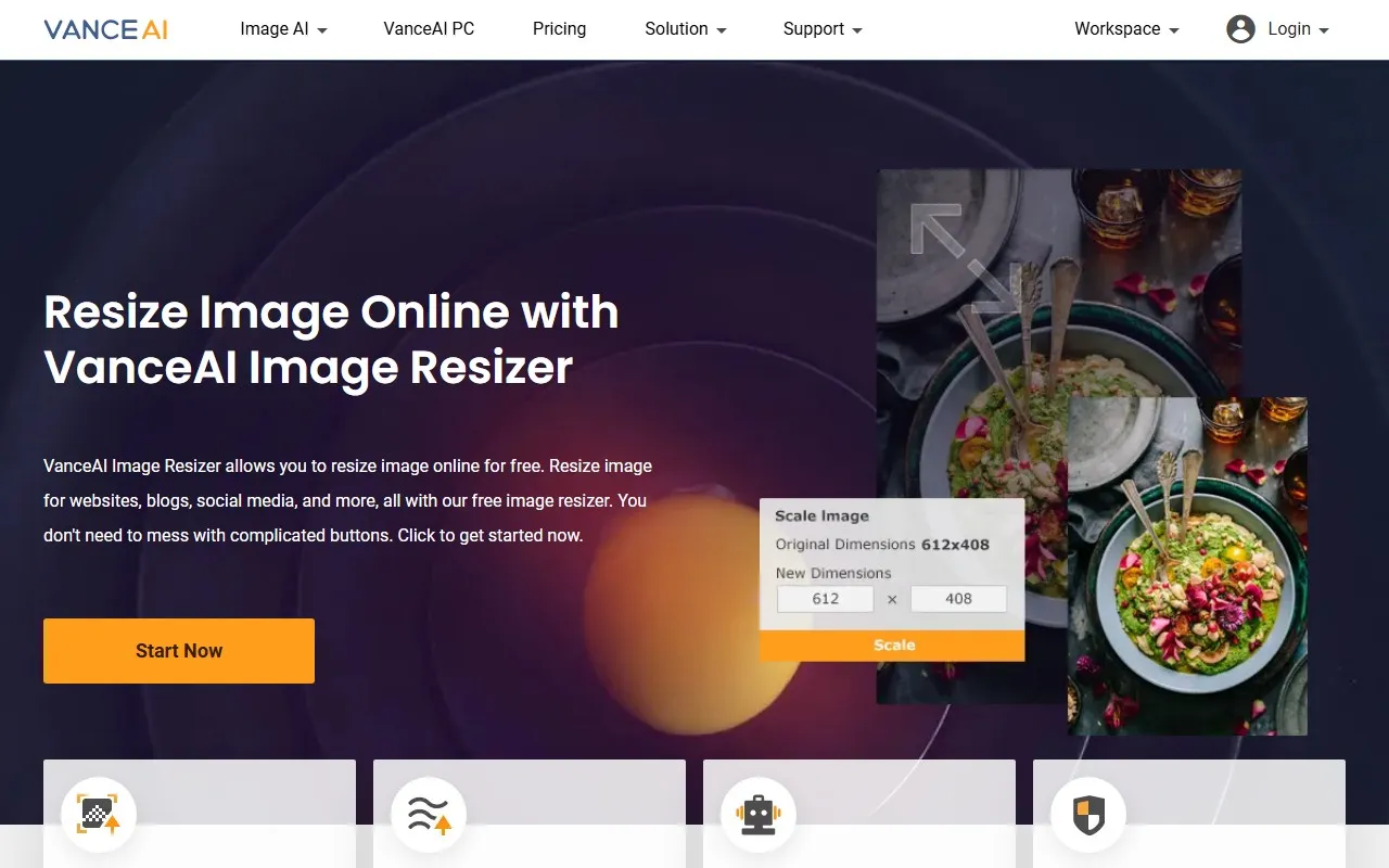 VanceAI Image Resizer