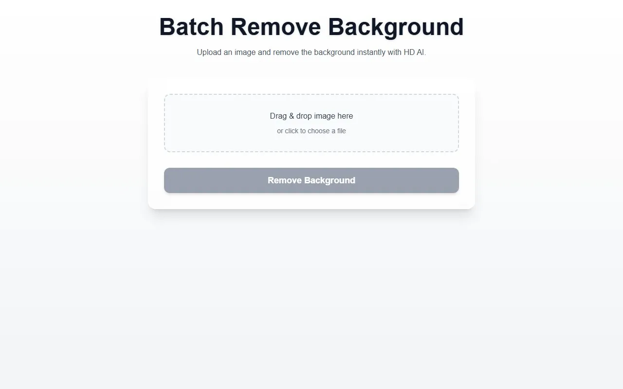 Free Batch Remove Background No signup!