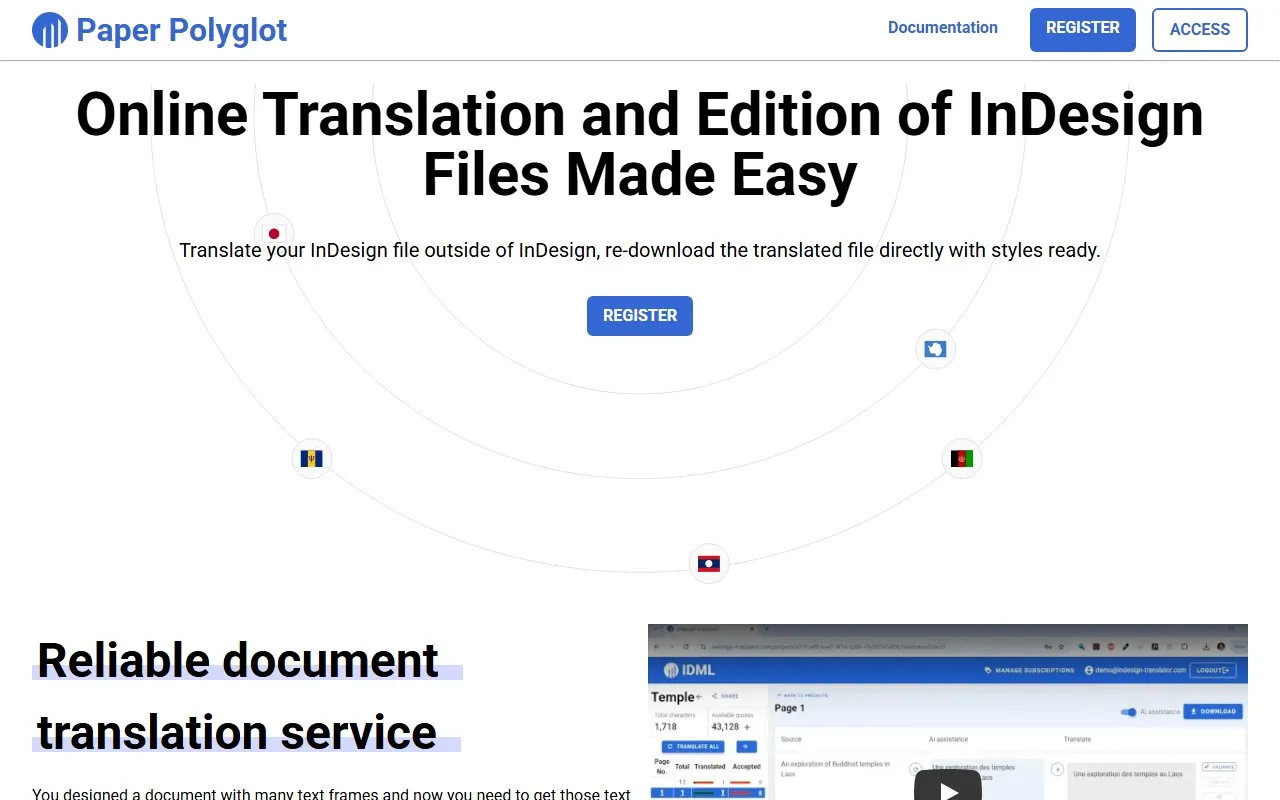 Indesign Translator
