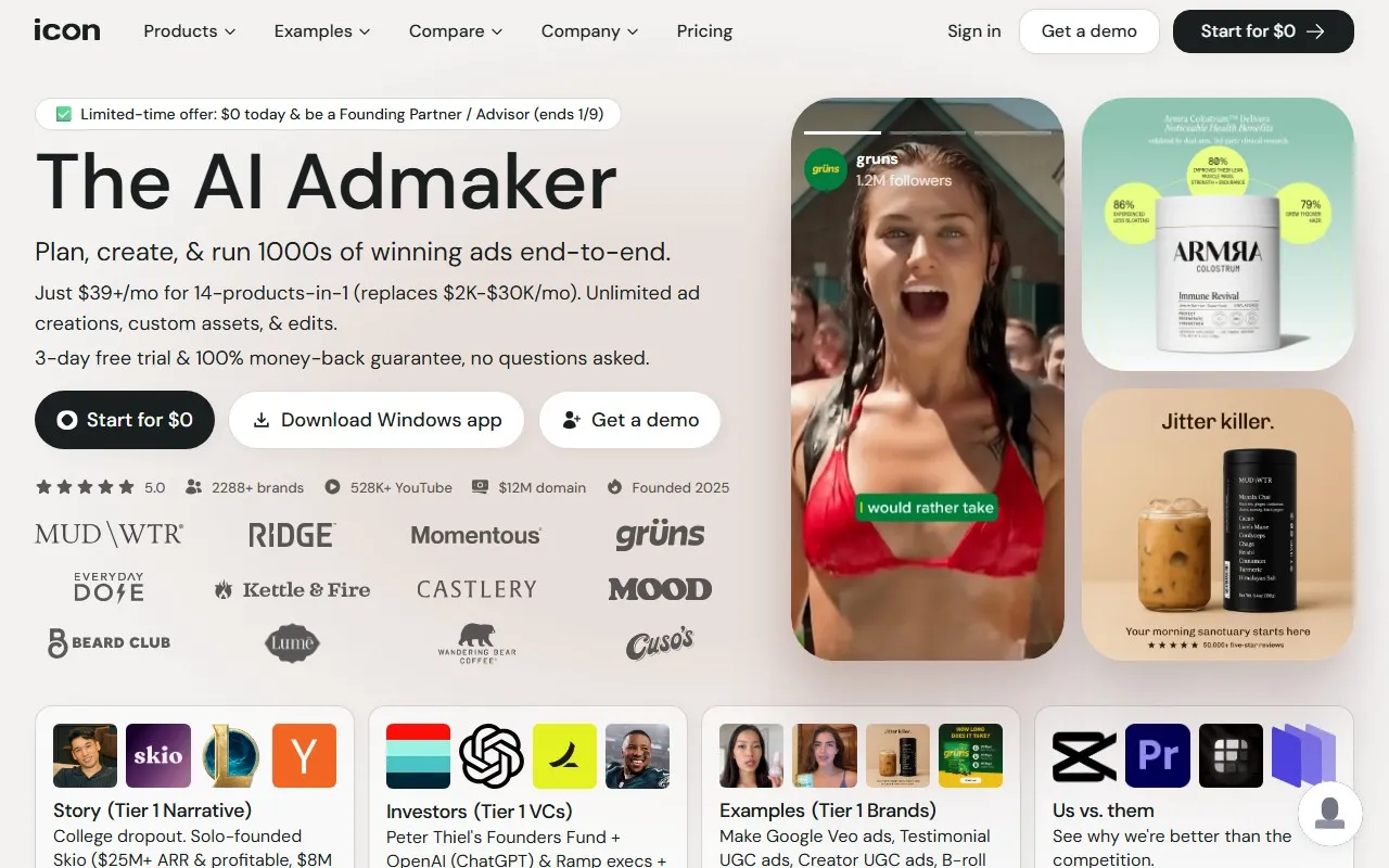 Icon: AI-Generated Influencer Ads