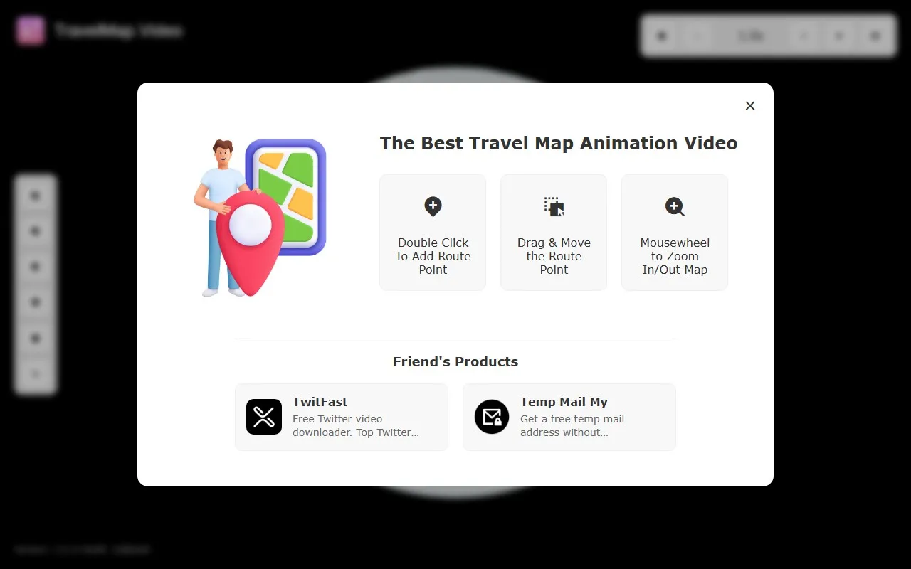 TravelMap Video 足迹地图