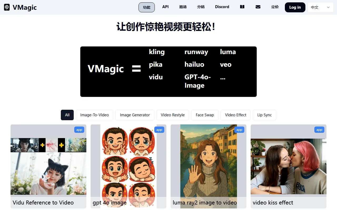 Vmagic AI视频创作