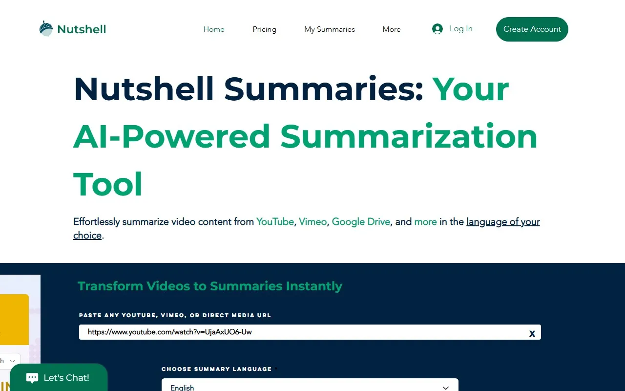 Nutshell – AI视频