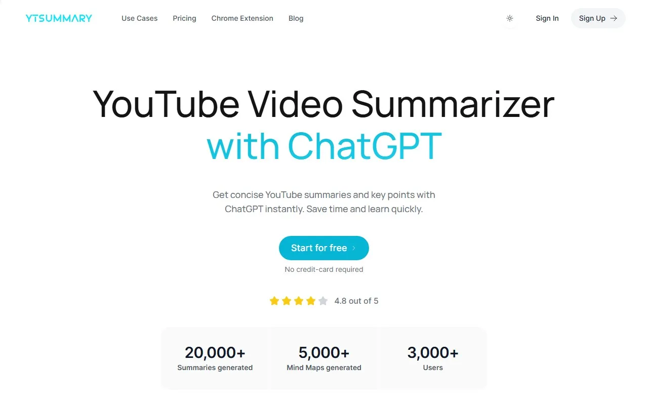 Ytsummary – AI视频