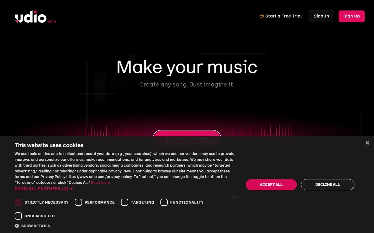 Udio – AI音乐创作平台